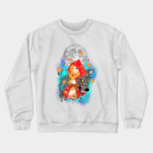 Caperucita y el Lobo Crewneck Sweatshirt